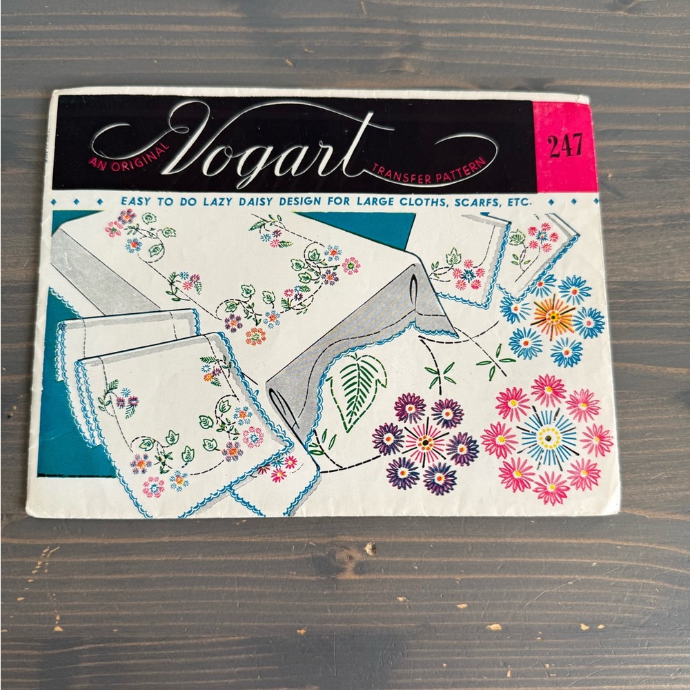 Vintage Vogart transfer pattern